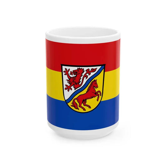 Flag of Rottal Inn Germany - White Coffee Mug 15oz - Go Mug Yourself