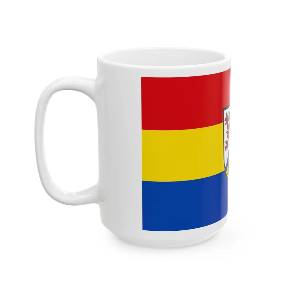 Flag of Rottal Inn Germany - White Coffee Mug-Go Mug Yourself