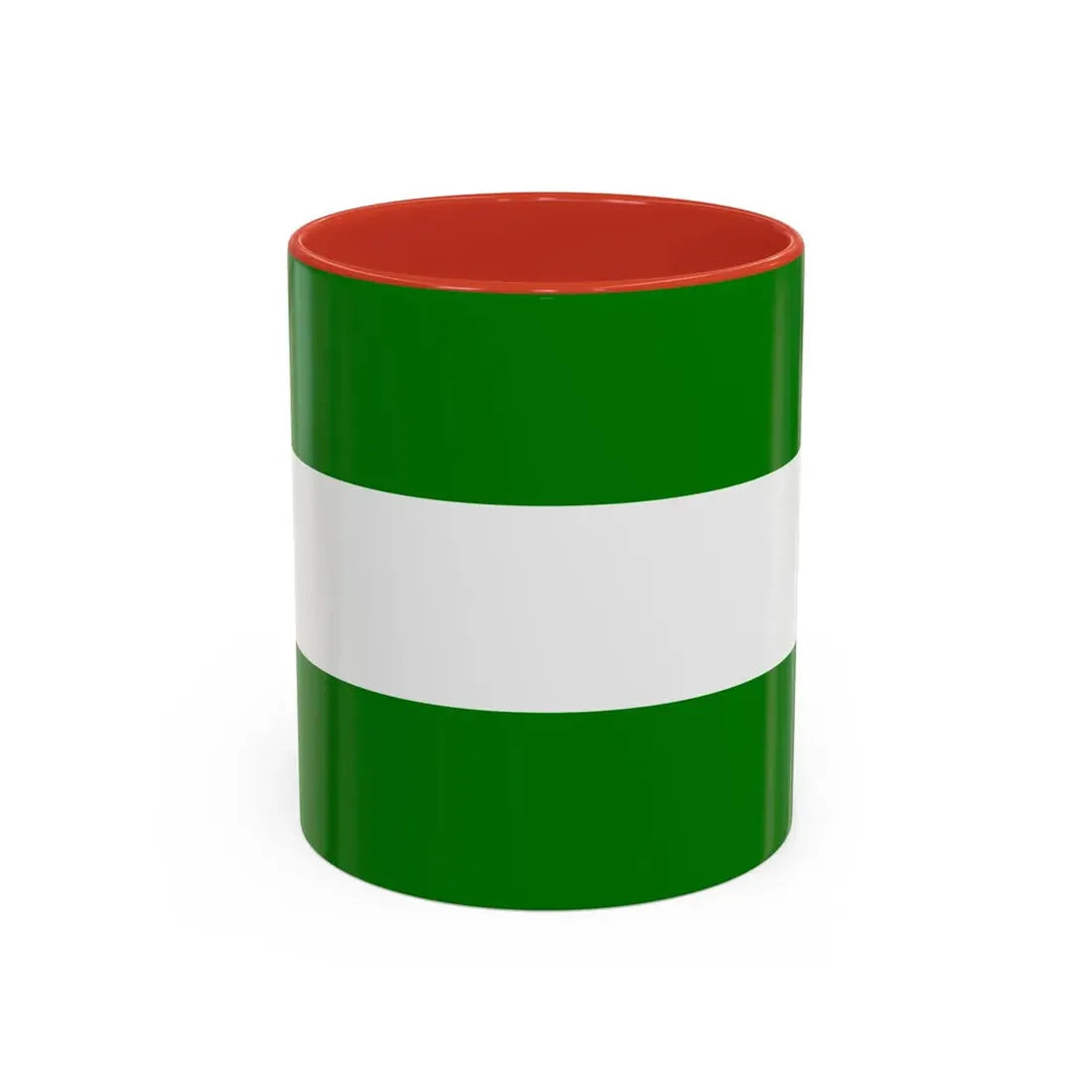 Flag of Rotterdam the second city of The Netherlands - Accent Coffee Mug 11oz Red - Go Mug Yourself
