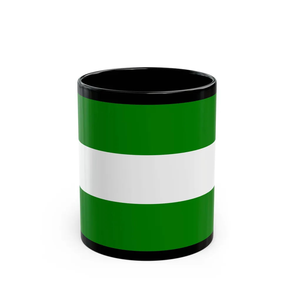 Flag of Rotterdam the second city of The Netherlands - Black Coffee Mug 11oz - Go Mug Yourself