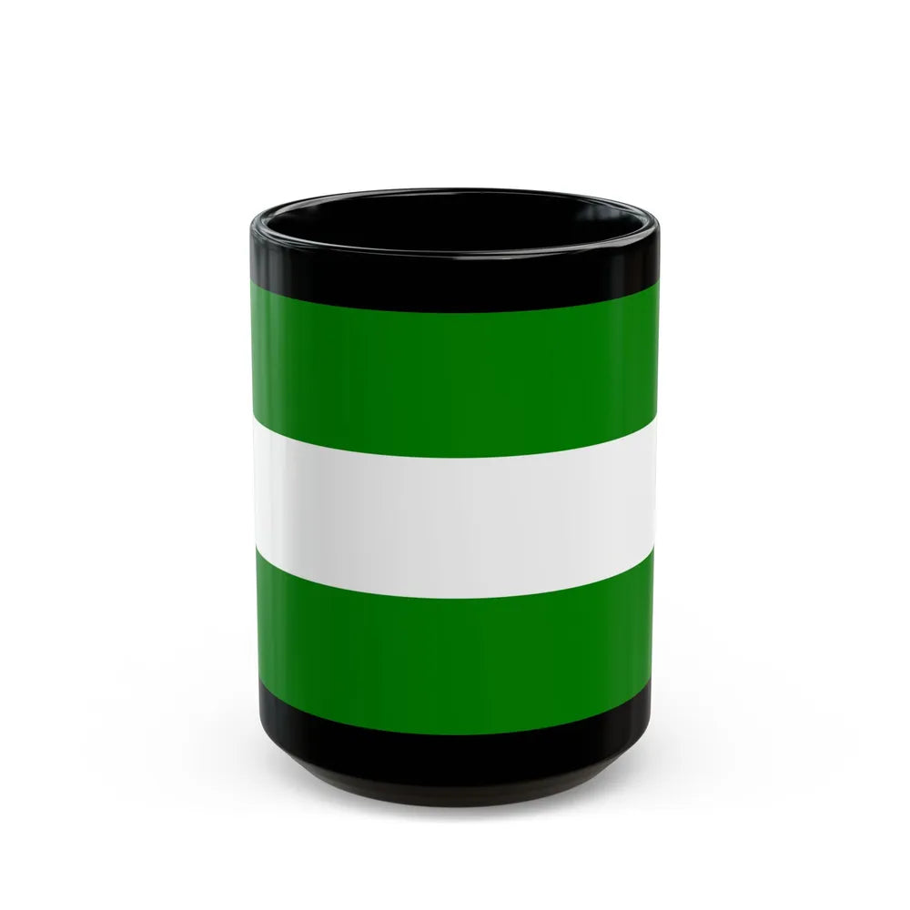 Flag of Rotterdam the second city of The Netherlands - Black Coffee Mug 15oz - Go Mug Yourself