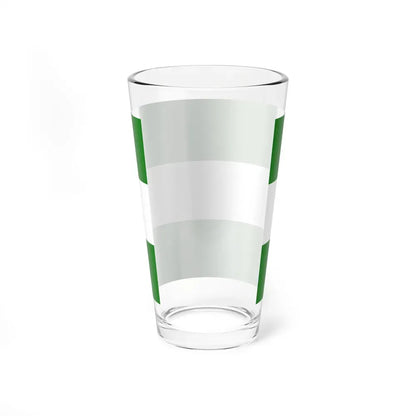 Flag of Rotterdam the second city of The Netherlands - Pint Glass 16oz - Go Mug Yourself