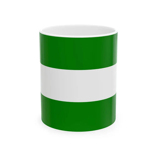 Flag of Rotterdam the second city of The Netherlands - White Coffee Mug 11oz - Go Mug Yourself