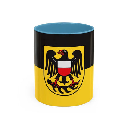 Flag of Rottweil Germany - Accent Coffee Mug 11oz Light Blue - Go Mug Yourself