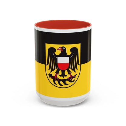 Flag of Rottweil Germany - Accent Coffee Mug 15oz Red - Go Mug Yourself