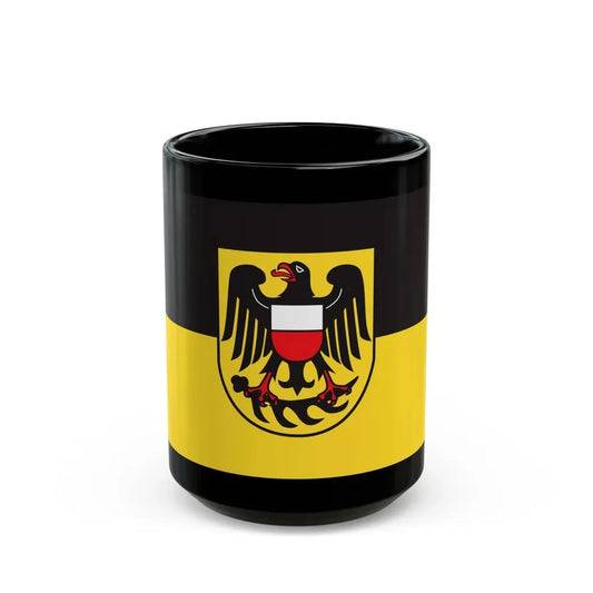 Flag of Rottweil Germany - Black Coffee Mug 15oz - Go Mug Yourself