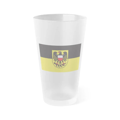 Flag of Rottweil Germany - Frosted Pint Glass 16oz 16oz Frosted - Go Mug Yourself