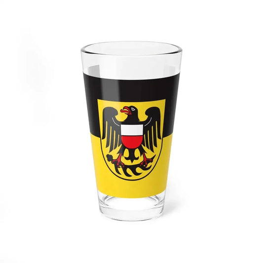 Flag of Rottweil Germany - Pint Glass 16oz 16oz - Go Mug Yourself
