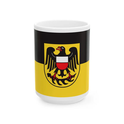 Flag of Rottweil Germany - White Coffee Mug-15oz-Go Mug Yourself