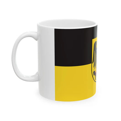 Flag of Rottweil Germany - White Coffee Mug-Go Mug Yourself