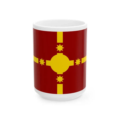 Flag of Rotuma 1987-1988 (Fiji) White Coffee Mug 15oz - Go Mug Yourself
