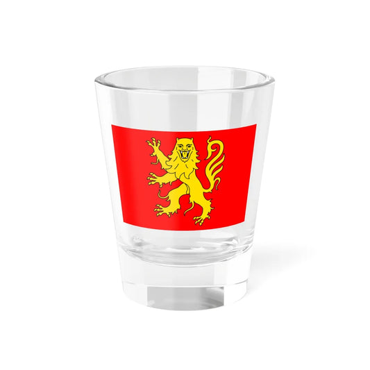 Flag of Rouergue (Belgium) Shot Glass 1.5oz 1.5oz - Go Mug Yourself