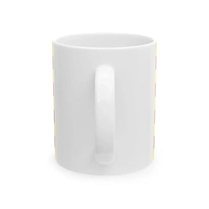 Flag of Roussillon (France) White Coffee Mug - Go Mug Yourself