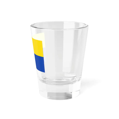 Flag of Rouvroy (Belgium) Shot Glass 1.5oz - Go Mug Yourself