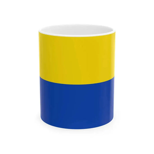 Flag of Rouvroy (Belgium) White Coffee Mug 11oz - Go Mug Yourself