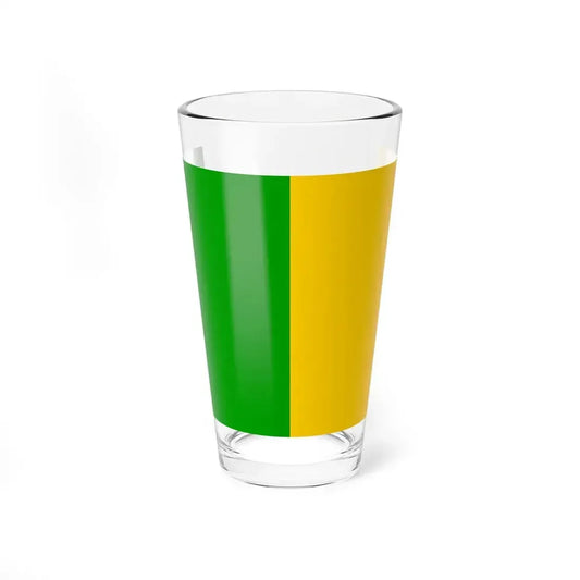 Flag of Rovereto without CoA (Italy) Pint Glass 16oz 16oz - Go Mug Yourself