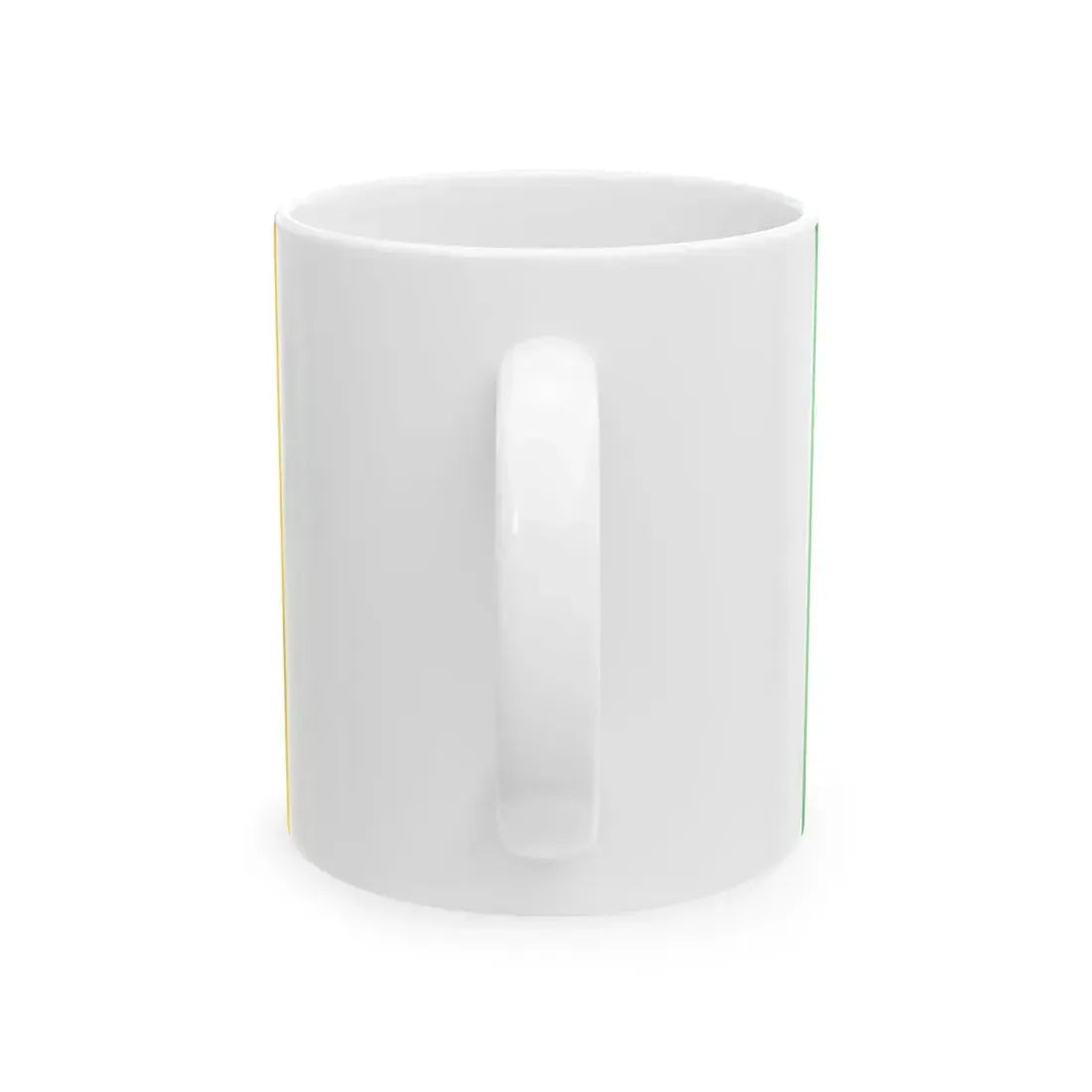 Flag of Rovereto without CoA (Italy) White Coffee Mug - Go Mug Yourself