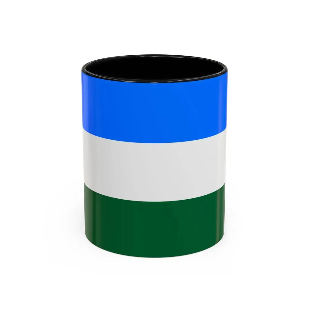 Flag of Rovigo Italy - Accent Coffee Mug 11oz Black - Go Mug Yourself