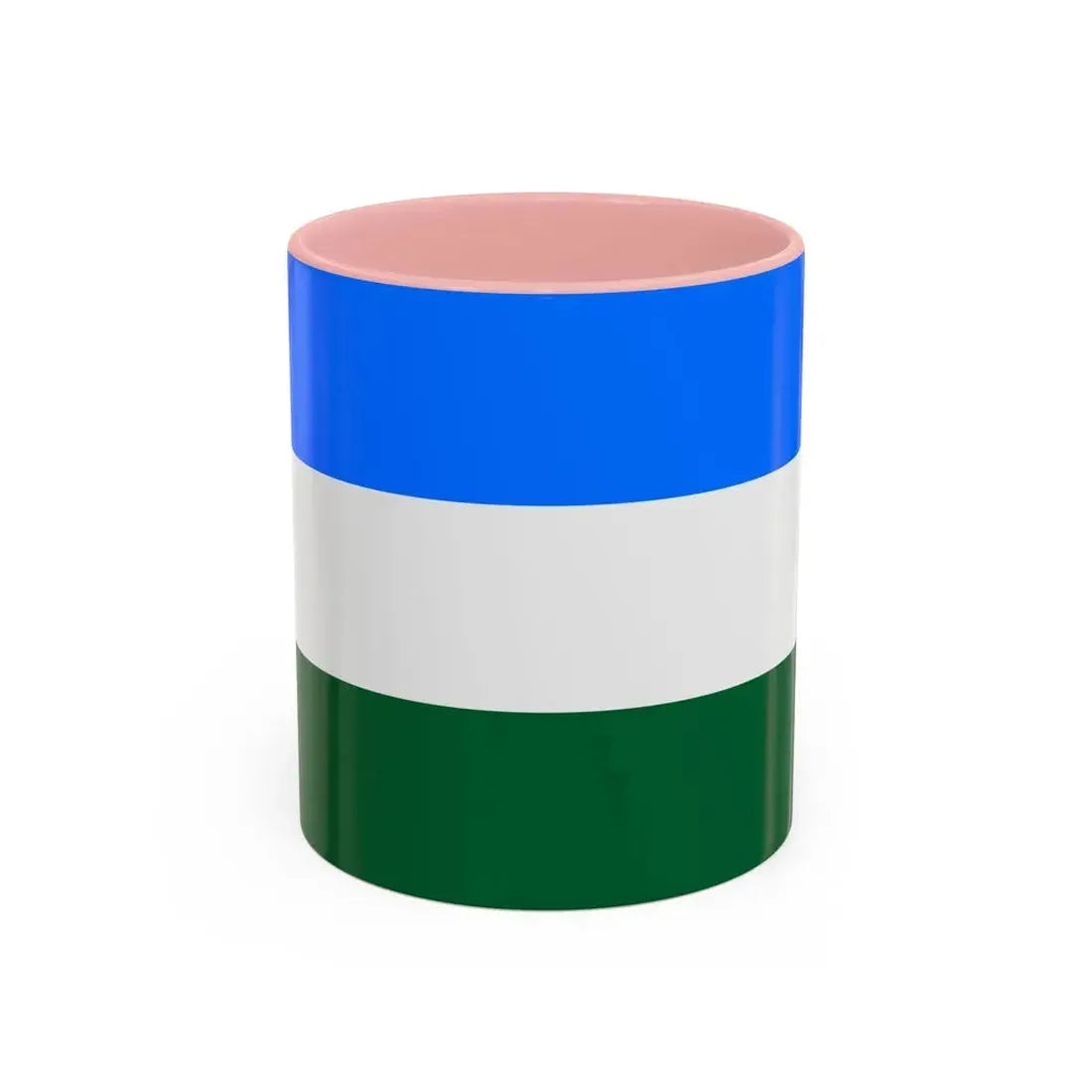 Flag of Rovigo Italy - Accent Coffee Mug 11oz Pink - Go Mug Yourself