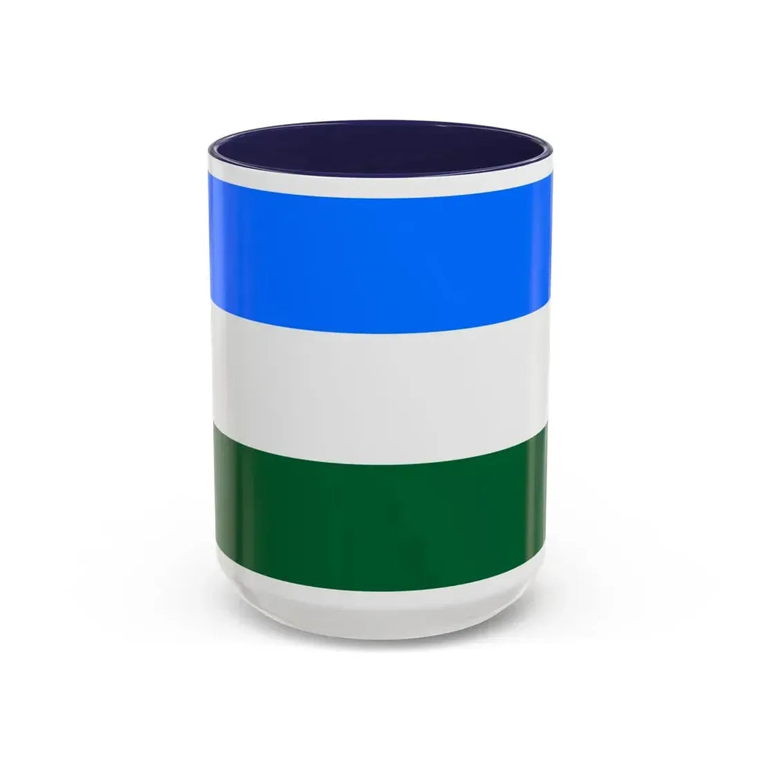 Flag of Rovigo Italy - Accent Coffee Mug 15oz Navy - Go Mug Yourself