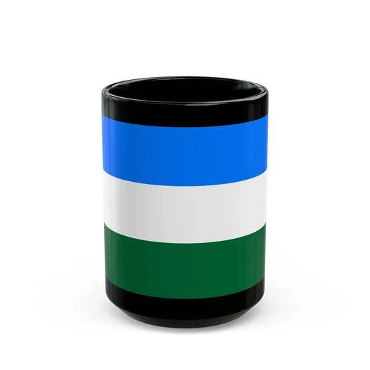 Flag of Rovigo Italy - Black Coffee Mug 15oz - Go Mug Yourself