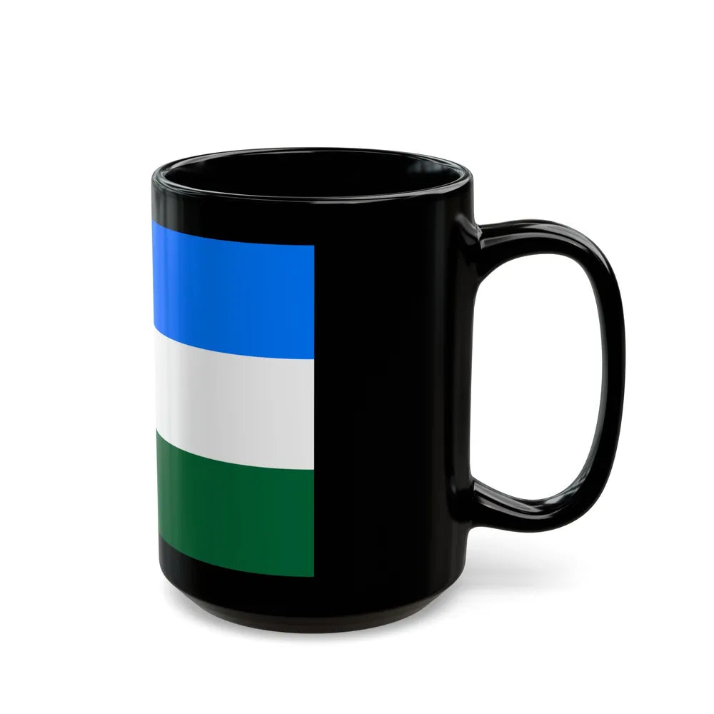 Flag of Rovigo Italy - Black Coffee Mug-Go Mug Yourself