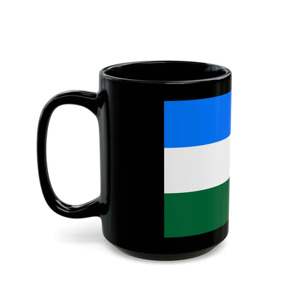 Flag of Rovigo Italy - Black Coffee Mug-Go Mug Yourself