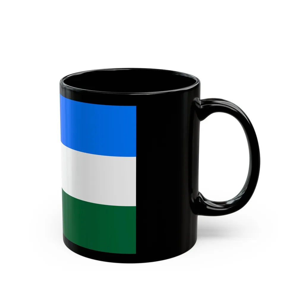 Flag of Rovigo Italy - Black Coffee Mug-Go Mug Yourself