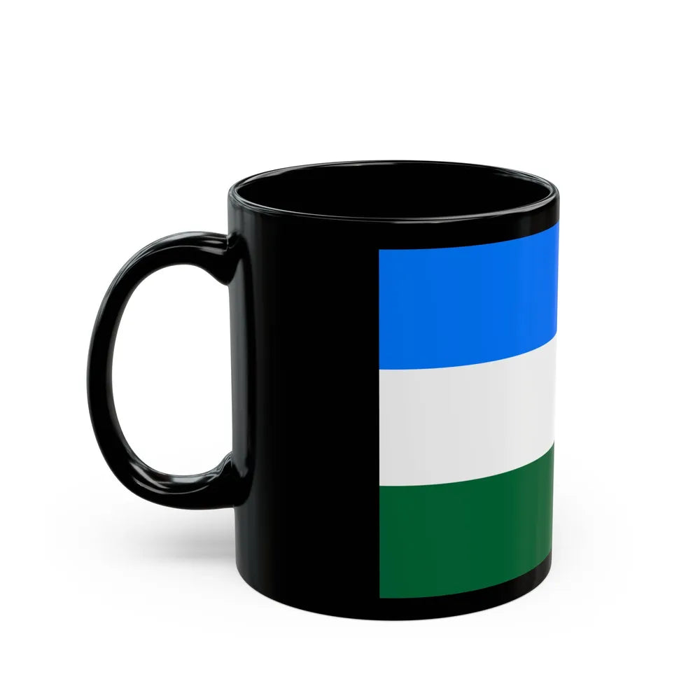 Flag of Rovigo Italy - Black Coffee Mug-Go Mug Yourself