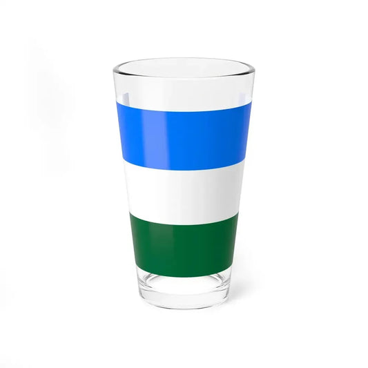 Flag of Rovigo Italy - Pint Glass 16oz 16oz - Go Mug Yourself