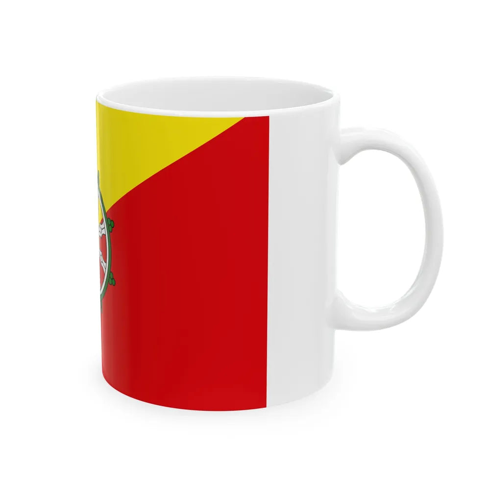 Flag of Royal Bodyguard of Bhutan (Bhutan) White Coffee Mug - Go Mug Yourself