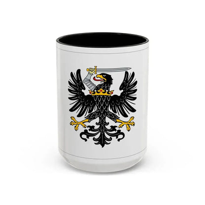 Flag of Royal Prussia Germany - Accent Coffee Mug 15oz Black - Go Mug Yourself