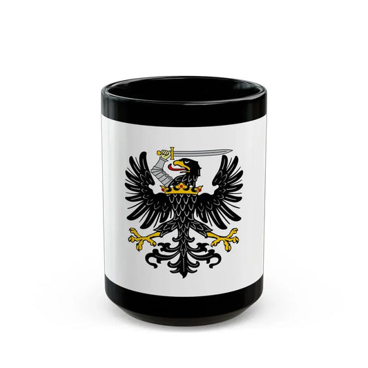 Flag of Royal Prussia Germany - Black Coffee Mug 15oz - Go Mug Yourself