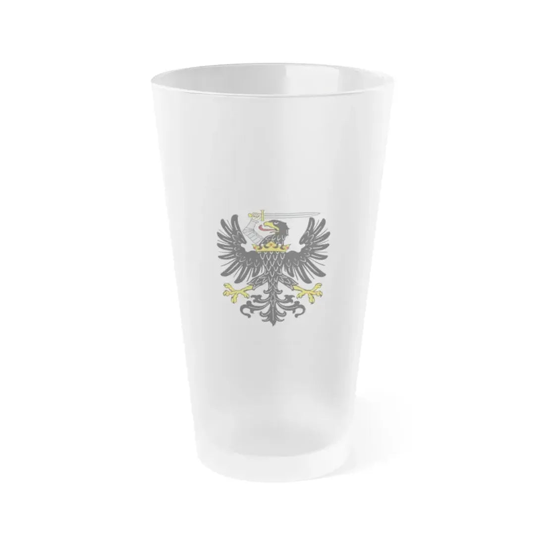 Flag of Royal Prussia Germany - Frosted Pint Glass 16oz 16oz Frosted - Go Mug Yourself