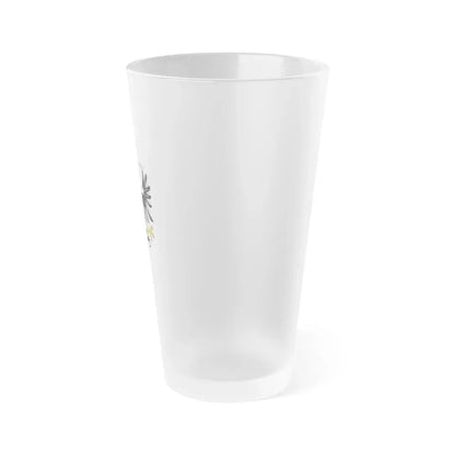 Flag of Royal Prussia Germany - Frosted Pint Glass 16oz - Go Mug Yourself