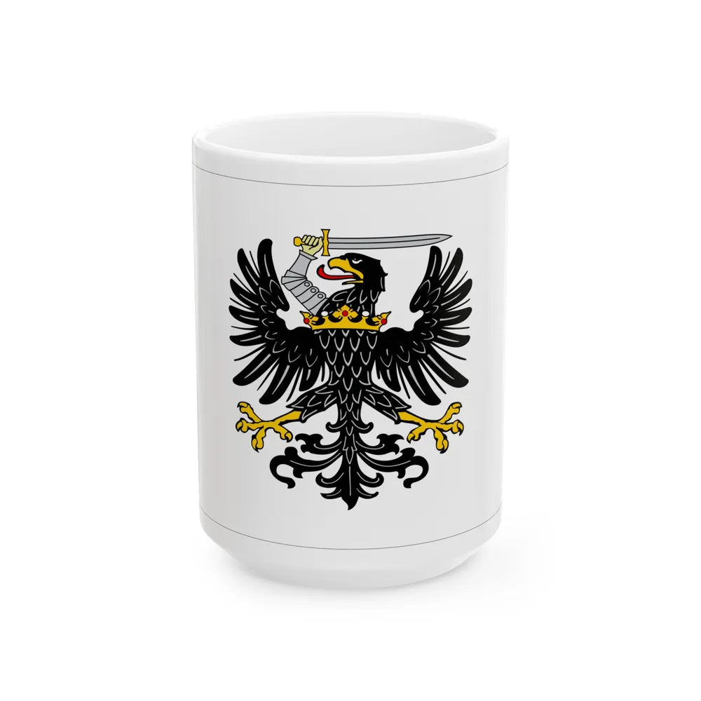 Flag of Royal Prussia Germany - White Coffee Mug-15oz-Go Mug Yourself