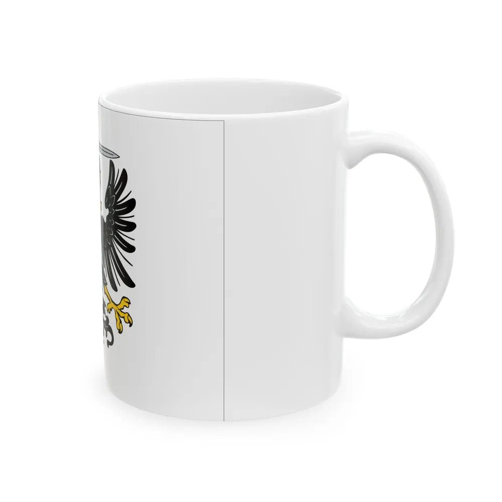 Flag of Royal Prussia Germany - White Coffee Mug-Go Mug Yourself