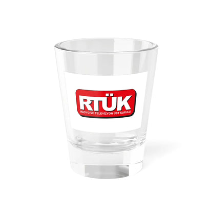 Flag of RTUK (Turkey) Shot Glass 1.5oz 1.5oz - Go Mug Yourself