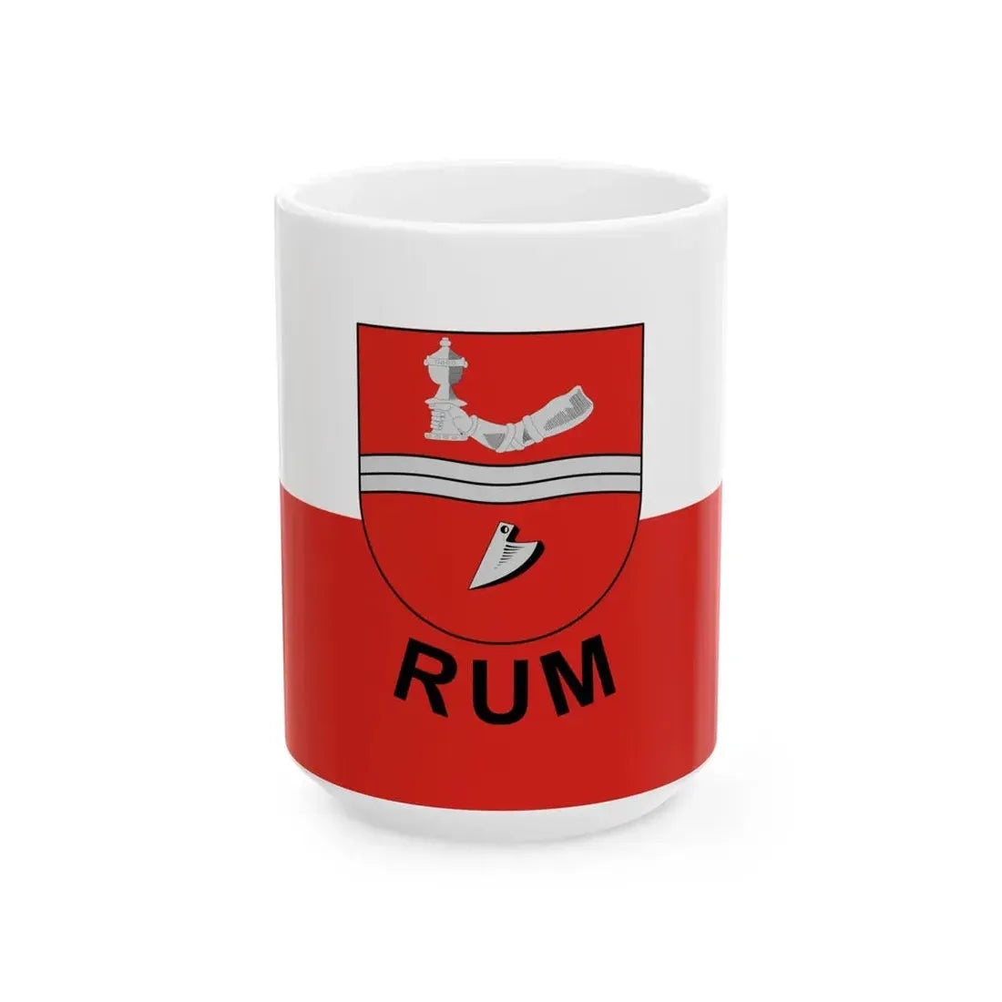 Flag of Rum Hungary (Hungary) White Coffee Mug 15oz - Go Mug Yourself