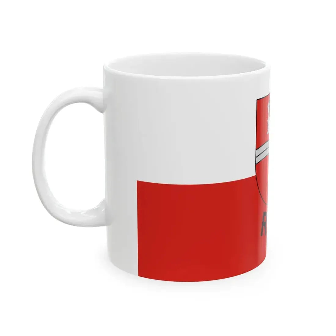 Flag of Rum Hungary (Hungary) White Coffee Mug - Go Mug Yourself