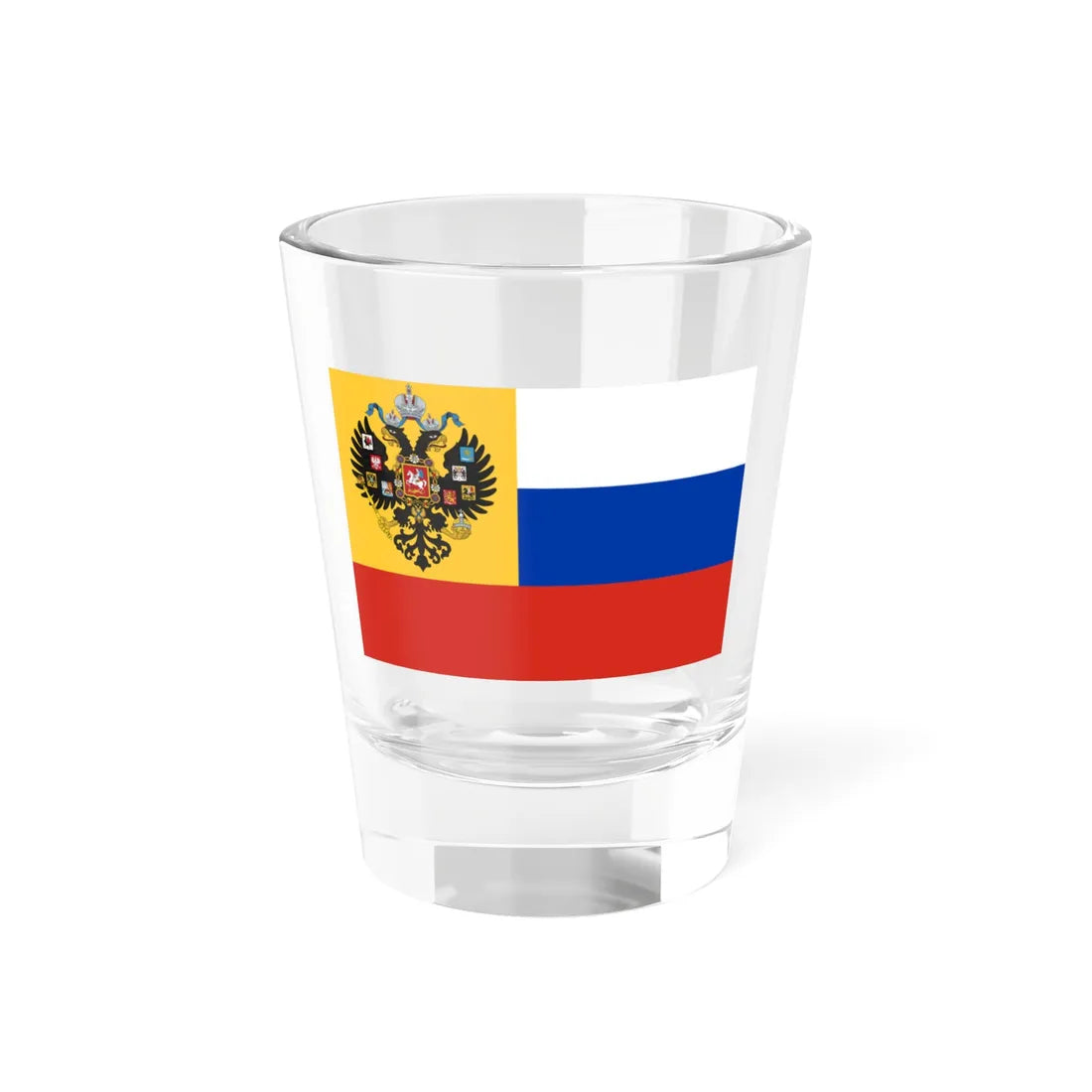 Flag of Russia 1914-1917 (Estonia) Shot Glass 1.5oz 1.5oz - Go Mug Yourself