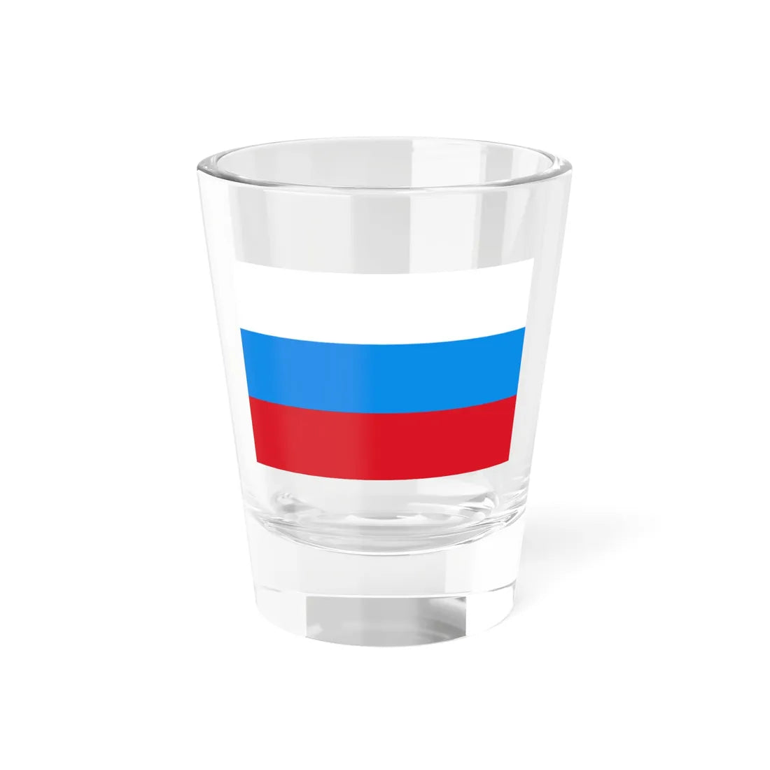 Flag of Russia 1991-1993 2-3 (Russia) Shot Glass 1.5oz 1.5oz - Go Mug Yourself