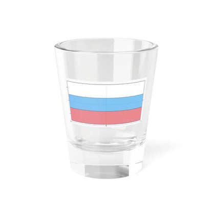 Flag of Russia 1991-1993 construction sheet (Russia) Shot Glass 1.5oz 1.5oz - Go Mug Yourself