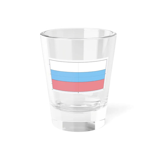 Flag of Russia 1991-1993 construction sheet (Russia) Shot Glass 1.5oz 1.5oz - Go Mug Yourself