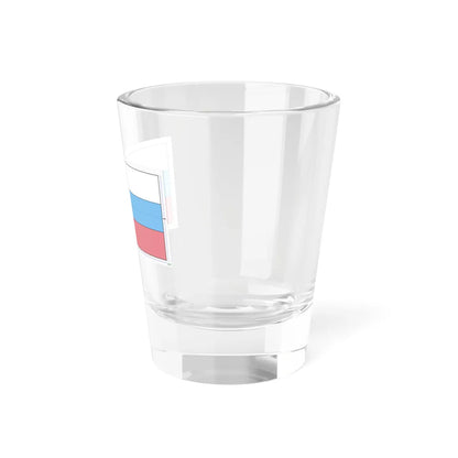 Flag of Russia 1991-1993 construction sheet (Russia) Shot Glass 1.5oz - Go Mug Yourself