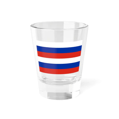 Flag of Russia 6 Stripes (Russia) Shot Glass 1.5oz 1.5oz - Go Mug Yourself