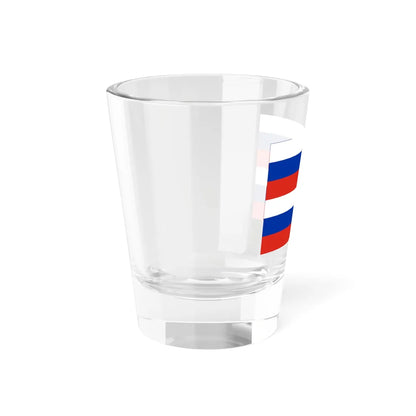 Flag of Russia 6 Stripes (Russia) Shot Glass 1.5oz - Go Mug Yourself