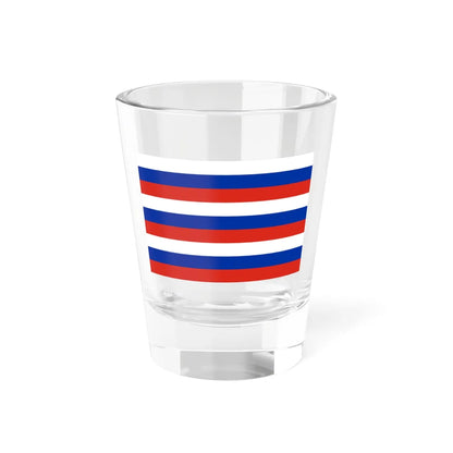 Flag of Russia 9 Stripes (Russia) Shot Glass 1.5oz 1.5oz - Go Mug Yourself