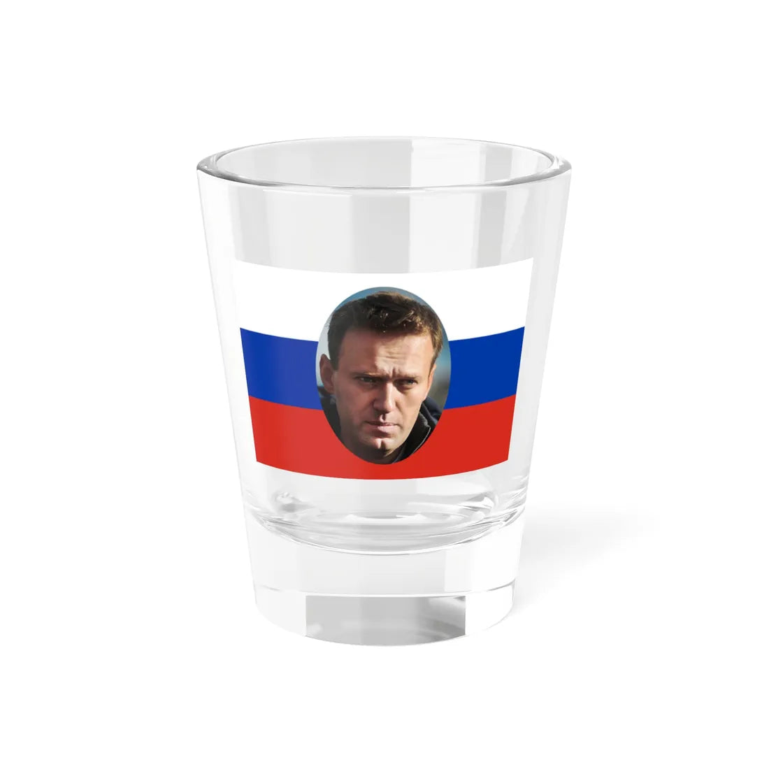 Flag of Russia Alexey Navalny (Russia) Shot Glass 1.5oz 1.5oz - Go Mug Yourself