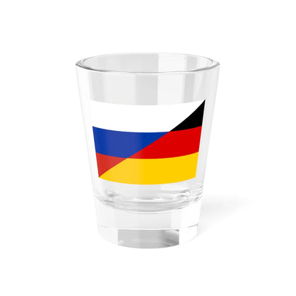 Flag of Russia and Germany (Germany) Shot Glass 1.5oz 1.5oz - Go Mug Yourself